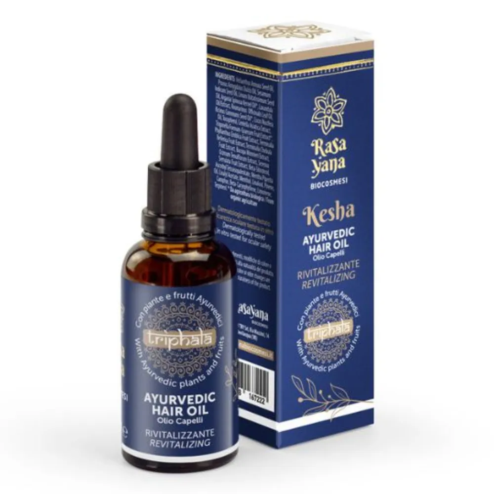 Rasayana Biocosmesi Cabello Kesha Hair Oil Rivitalizzante con Triphala 50ml - Imagen 1